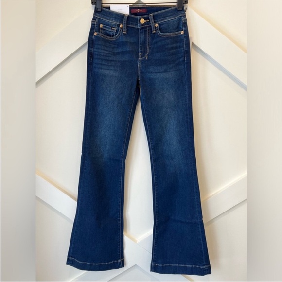 7 For All Mankind Dojo Original Jeans Trouser NWT Size 25 7FAMK Golden pockets - Picture 6 of 15